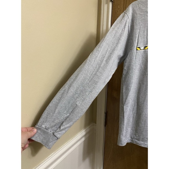 Vintage Santa Fe Long Sleeve T-shirt Gray Aztec Design Travel Size M Pre-shrunk - Picture 3 of 10